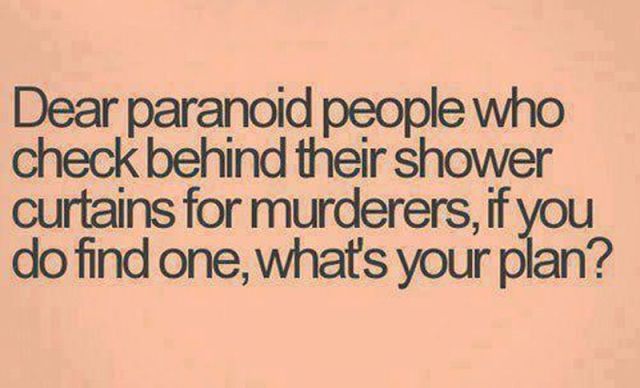 paranoid people