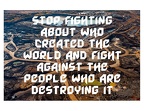 stop fighting