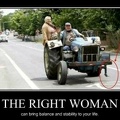 the right woman