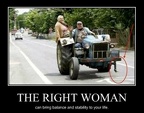 the right woman