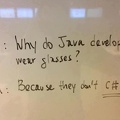 why-do-java-developers-wear-glasses